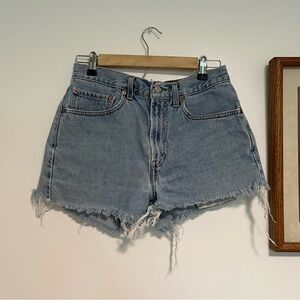 Vintage Levi’s Cropped Jean Shorts - 505
